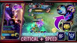 SPEED IS HANABI'S STRENGTH✨ BUILD SPEED AND CRITICAL✨