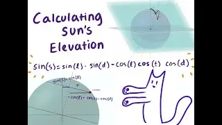 Figuring out how to calculate the height of the sun...because why not?
