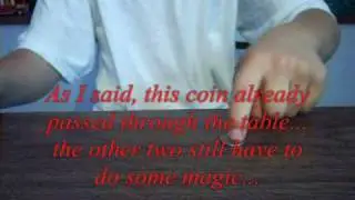 Coins Through Table