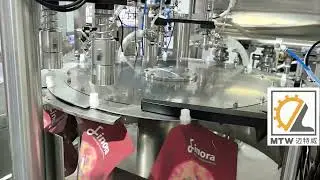 MTW Filling and capping machine for spout pouches (integrated system)  2 2吸嘴袋灌装旋盖一体