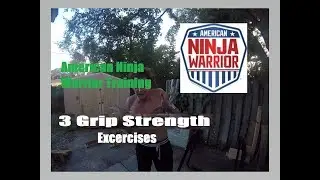 Wolfpack Nick | American Ninja Warrior Training | 3 Grip Exercises