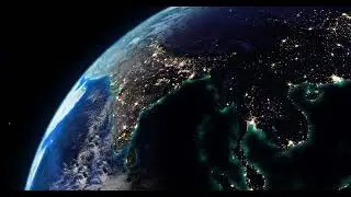 Earth from space night view ⭐