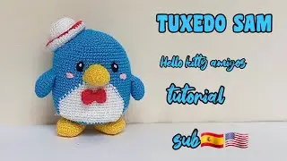 ТУКСЕДО СЭМ #amigurumi #tutorial (Hello kitty и ее друзья) SUB ENG-ESP