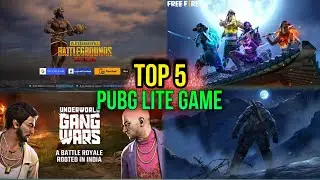 TOP 5 GAMES LIKE PUBG LITE 🤯 | INDIAN PUBG LITE ?