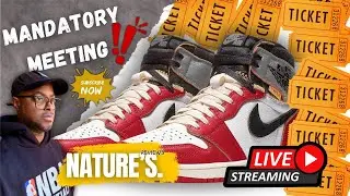 Mandatory Meeting: Union x Jordan 1 Release, Raffle Tickets and Early Cop PT. 1