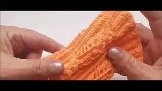 Stulpen stricken Keltischer Knoten  
