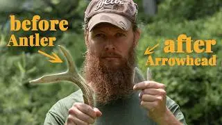 How I Made Bone, Antler, and Wood Arrowheads with Hand Tools
