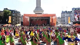 Diwali In Trafalgar Square London 2022 - दिवाली समारोह - Opening Ceremony Various Dance Groups