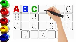 Abc Dotted Tracing | English Alphabet Writing|Preschool learning