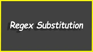 Python Programs #93: Regex Substitution