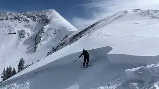 Large, Intentionally Triggered Avalanche in the La Sals. Feb 19, 2026