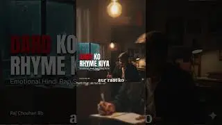 Raj Chouhan Rb &ndash; Dard Ko Rhyme Kiya | Emotional Hindi Rap Song 2025