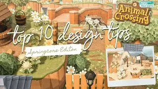 10 BEST Design Tips for Springcore Islands // Animal Crossing New Horizons