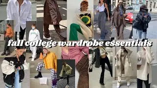 college wardrobe essentials | fall 2021