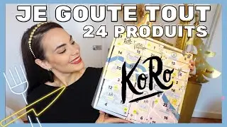 DÉGUSTATION CALENDRIER KORO: Je goûte les 24 produits et vous donne mon avis !