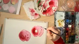 How to Paint Water Droplets on a Petal