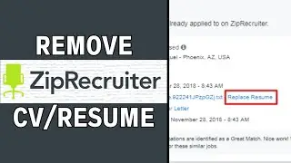 How To Remove Resume in ZipRecruiter | Latest Guide