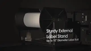 Godex 8 inch printer design targeted for chemical company for drum label printing