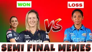 RCB VS MI SEMI FINAL MATCH MEMES 2024 || WPL SEMI FINAL MATCH MEMES || RCB VS MI MEMES
