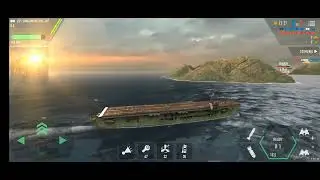 Battle of Warships, online multiplayer gameplay part 2, using aircraft carrier