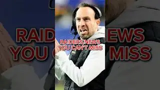 Raiders Coaching News you can&rsquo;t miss! #raiders #shorts #nfl