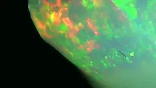 Opal under a micoscope