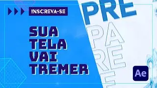 Como fazer a TELA TREMER no ADOBE AFTER EFFECTS