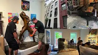 Expert Art & Piano Movers in NYC | Inside a White Glove Move for Painter & Sculptor Mark Kostabi