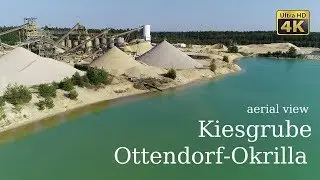 Kiesgrube Ottendorf-Okrilla Luftansicht / Gravel pit Ottendorf-Okrilla aerial view