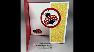 interactive card hello ladybug