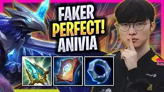 FAKER PERFECT GAME WITH ANIVIA! - T1 Faker Plays Anivia MID vs Cassiopeia! | Season 2026