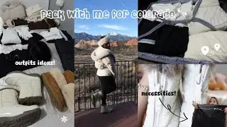 - pack with me for COLORADO &lsquo;*:･ || clothing, outfit inspos, shoes, necessities!