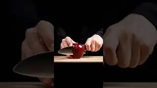 apple cutting #aivideoshort #crystals #setisfaying #relaxingvideo #relax #cuttingart #knifecutting
