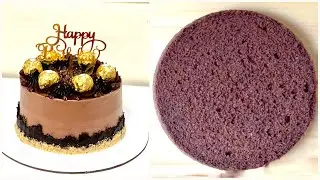 Ferraro Rocher Chocolate Cake Recipe | Eggless Nutella Birthday Cake Recipe