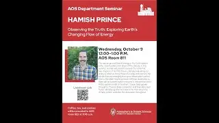 UW-AOS Department Seminar - October 9, 2024 - Hamish Prince
