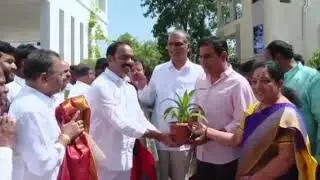 siddipet city IT tower opening ktr with Harish Rao
