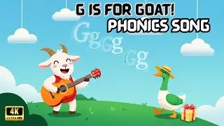 Letter G Phonics Song | G is for Goat |Goat Grapes Guitar|Learn G Sound with Gorilla|THE BEE CARTOON