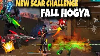 NEW SCAR CHALLENGE IN FULL MAP🗾 || SCARE CHALLENGE FALL HO GAYA || @07gamervai1