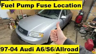 Fuel Pump Fuse Location Audi A6 97 98 99 00 01 02 03 04 1997 1998 1999 2000 2001 2002 2003 2004