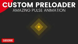 How to Create a Custom Pulse Loading Animation using HTML and CSS
