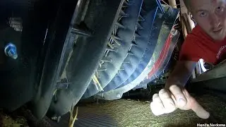 Camera inside the combine harvester + Slow Motion