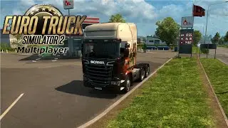 Euro Truck Symulator 2 MultiPlayer #1-Zima w ETS2 MP
