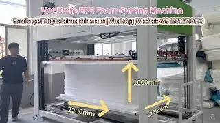 EPE Foam Sheet Hot Cutting Machine | 1000mm Cutting Height | Clean & Smooth Cut