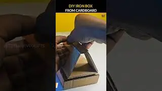 DIY Iron Box with Cardboard: A Beginner's Guide #diy #viralshort #trending