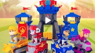 Paw Patrol Lookout Tower HQ Set | Step-by-Step Assembly & Demo | Oddly Satisfying ASMR