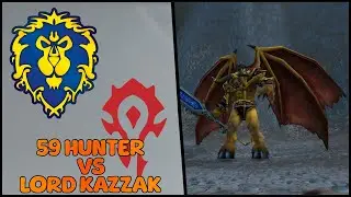 World of Warcraft: The War Within | 59 Hunter Twink vs Lord Kazzak