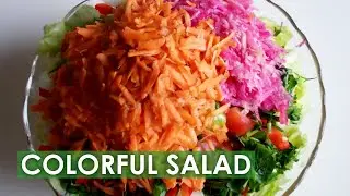 Healthy Colorful Mixed Salad