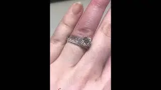 Round Cut Solitaire Ring With Matching Band - FD8673
