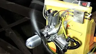 Saito FG 60R3 glow ignition test run