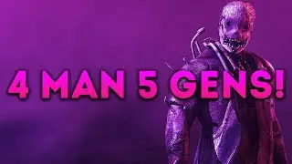 Dead by Daylight RANK 1 TRAPPER! - 4 MAN 5 GENS!